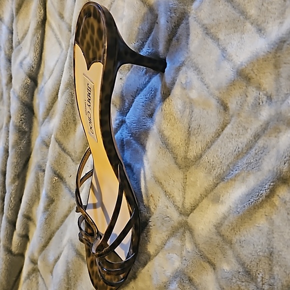 Jimmy Choo Ivana Leopatd print patent slide - Picture 4 of 4